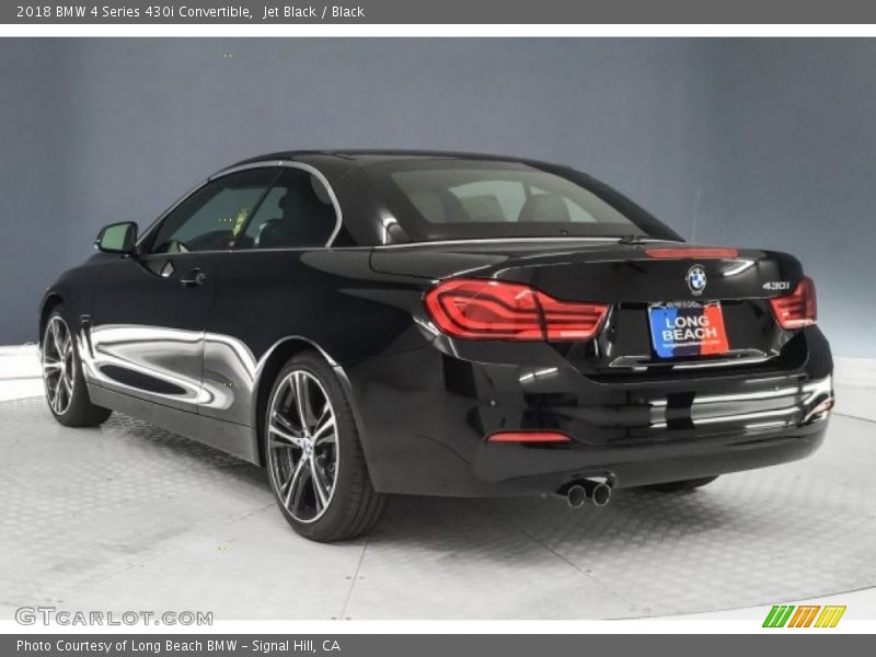 Jet Black / Black 2018 BMW 4 Series 430i Convertible