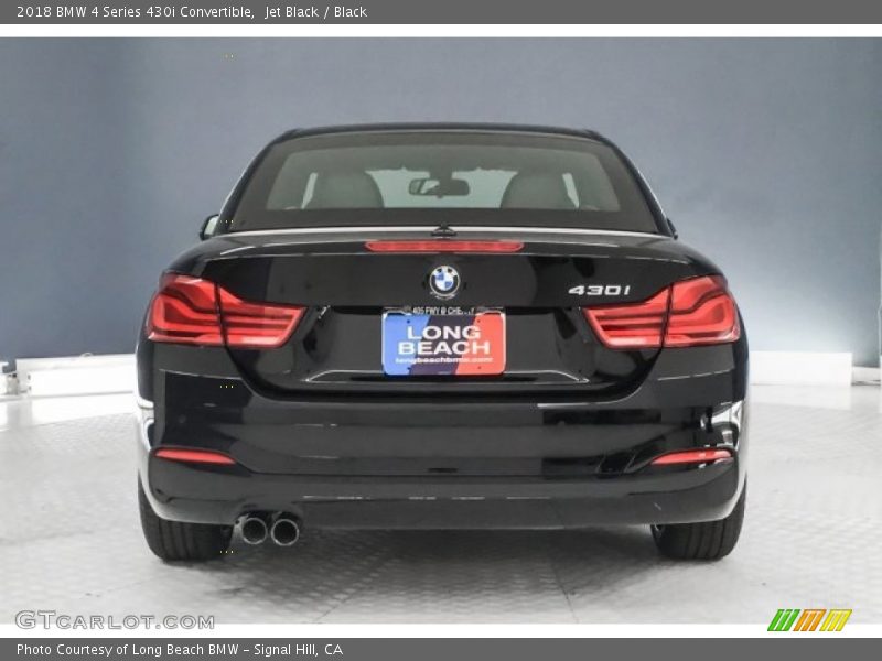 Jet Black / Black 2018 BMW 4 Series 430i Convertible