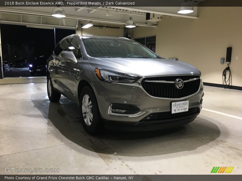 Pepperdust Metallic / Dark Galvanized 2018 Buick Enclave Essence AWD