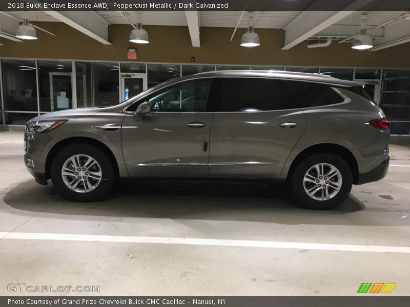 Pepperdust Metallic / Dark Galvanized 2018 Buick Enclave Essence AWD