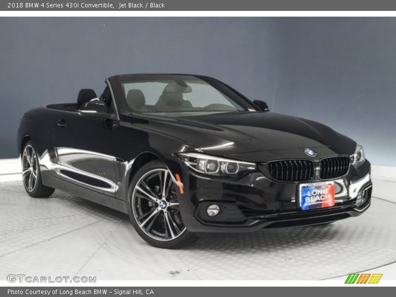 Jet Black / Black 2018 BMW 4 Series 430i Convertible
