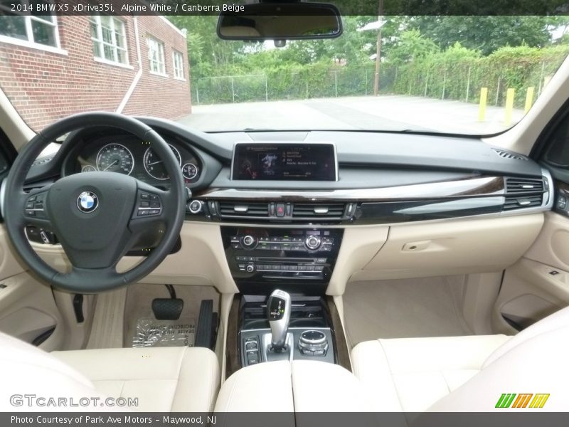 Alpine White / Canberra Beige 2014 BMW X5 xDrive35i