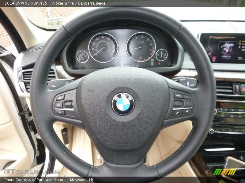 Alpine White / Canberra Beige 2014 BMW X5 xDrive35i