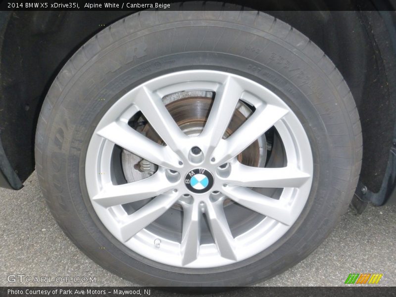Alpine White / Canberra Beige 2014 BMW X5 xDrive35i