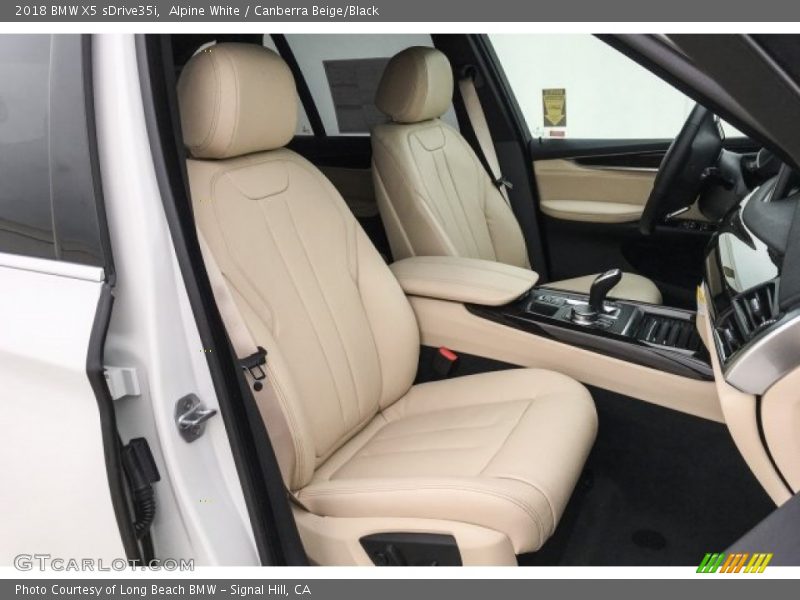 Alpine White / Canberra Beige/Black 2018 BMW X5 sDrive35i