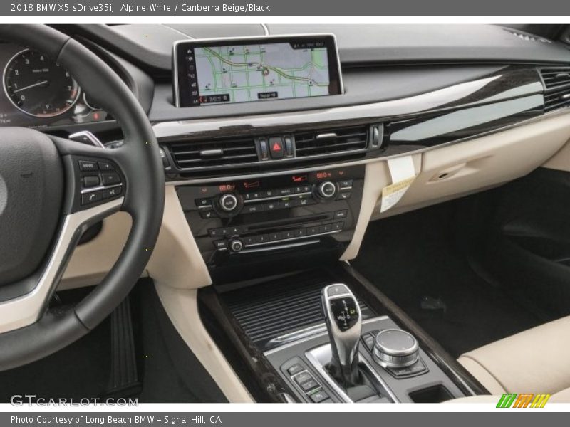 Alpine White / Canberra Beige/Black 2018 BMW X5 sDrive35i