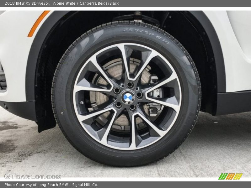 Alpine White / Canberra Beige/Black 2018 BMW X5 sDrive35i
