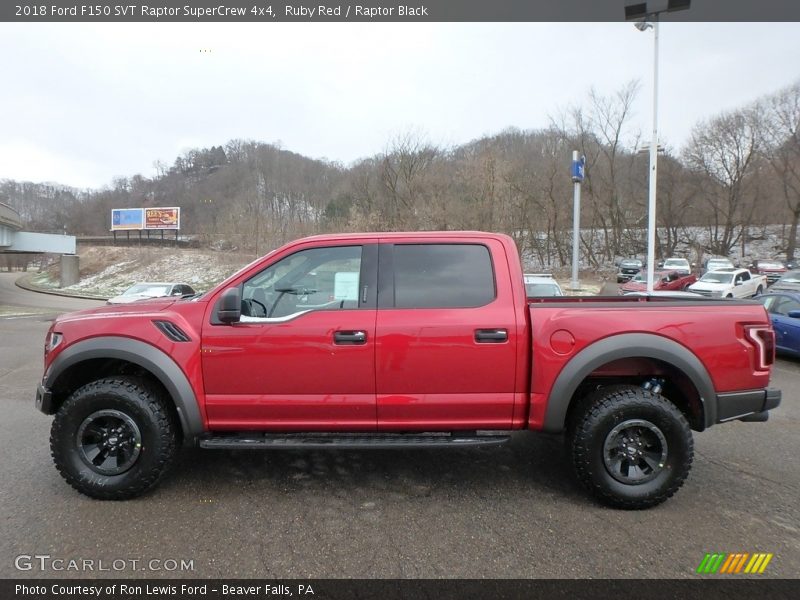  2018 F150 SVT Raptor SuperCrew 4x4 Ruby Red