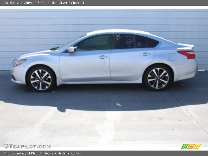 Brilliant Silver / Charcoal 2016 Nissan Altima 2.5 SR