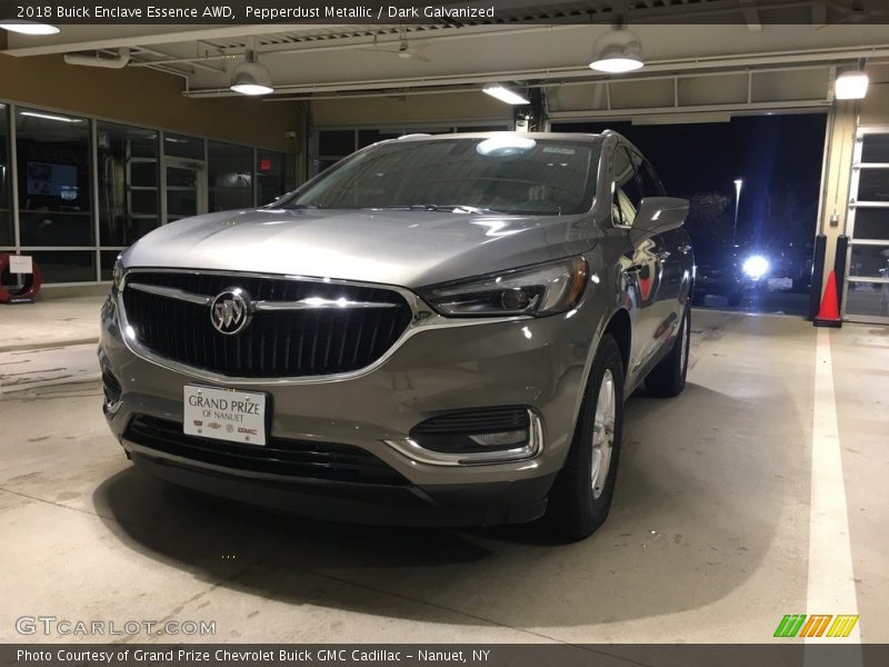 Pepperdust Metallic / Dark Galvanized 2018 Buick Enclave Essence AWD