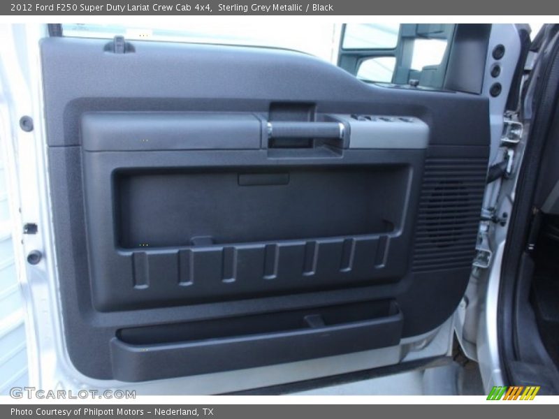 Sterling Grey Metallic / Black 2012 Ford F250 Super Duty Lariat Crew Cab 4x4