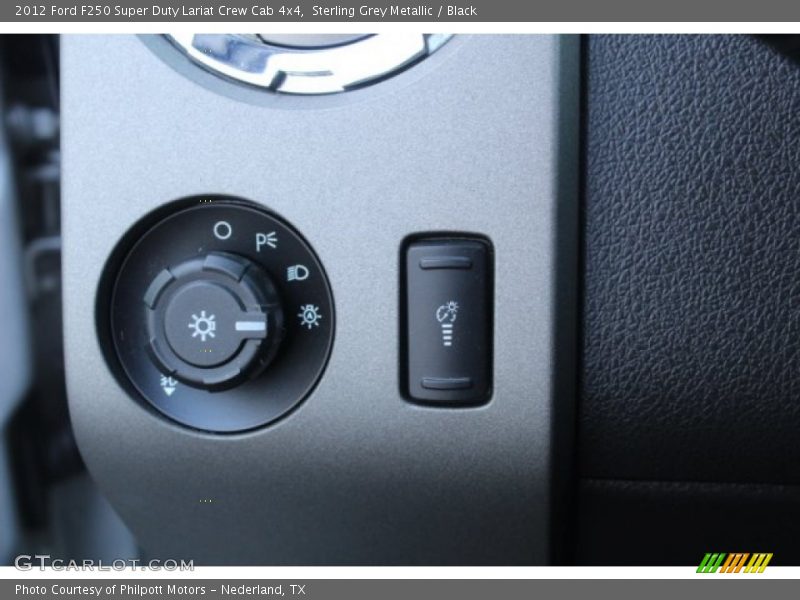 Sterling Grey Metallic / Black 2012 Ford F250 Super Duty Lariat Crew Cab 4x4