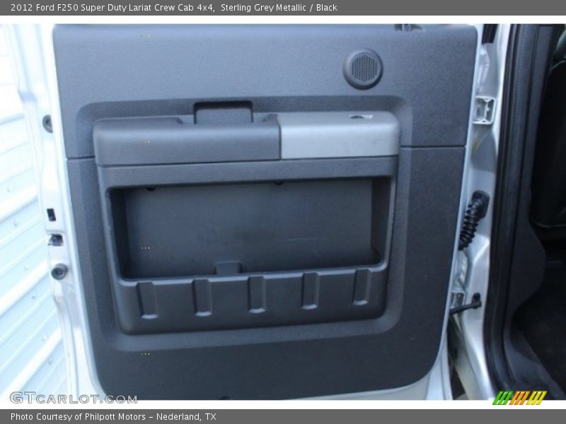 Sterling Grey Metallic / Black 2012 Ford F250 Super Duty Lariat Crew Cab 4x4