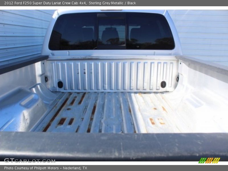 Sterling Grey Metallic / Black 2012 Ford F250 Super Duty Lariat Crew Cab 4x4