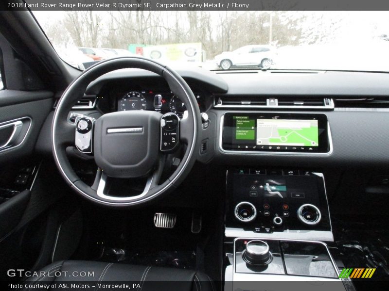 Carpathian Grey Metallic / Ebony 2018 Land Rover Range Rover Velar R Dynamic SE