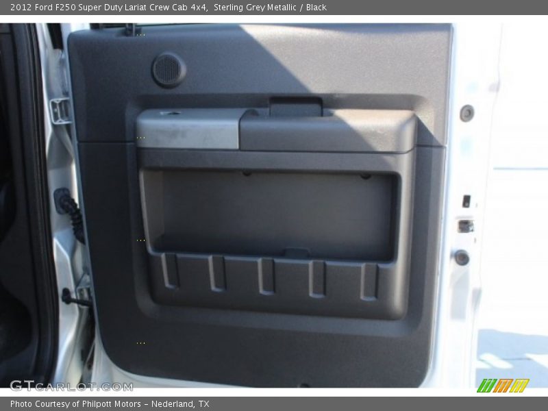 Sterling Grey Metallic / Black 2012 Ford F250 Super Duty Lariat Crew Cab 4x4