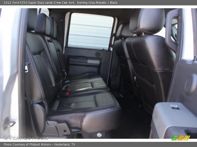 Sterling Grey Metallic / Black 2012 Ford F250 Super Duty Lariat Crew Cab 4x4