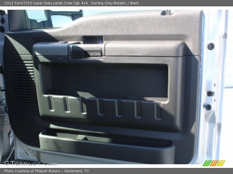Sterling Grey Metallic / Black 2012 Ford F250 Super Duty Lariat Crew Cab 4x4