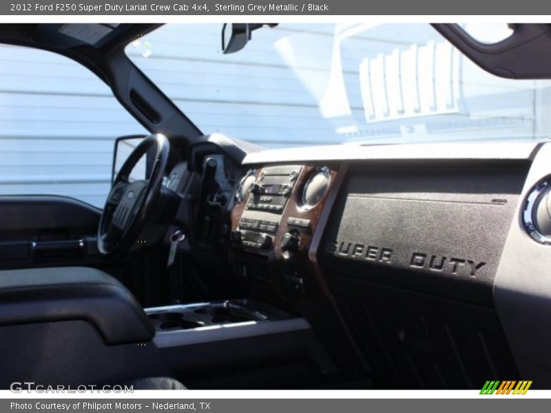 Sterling Grey Metallic / Black 2012 Ford F250 Super Duty Lariat Crew Cab 4x4
