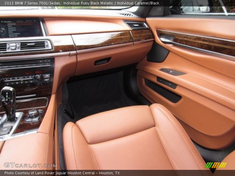 Individual Ruby Black Metallic / Individual Caramel/Black 2013 BMW 7 Series 760Li Sedan
