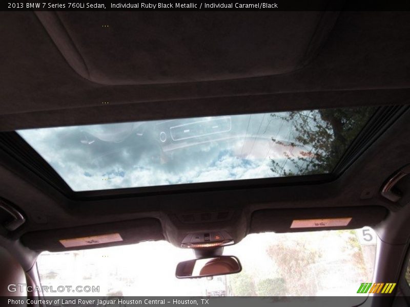 Individual Ruby Black Metallic / Individual Caramel/Black 2013 BMW 7 Series 760Li Sedan