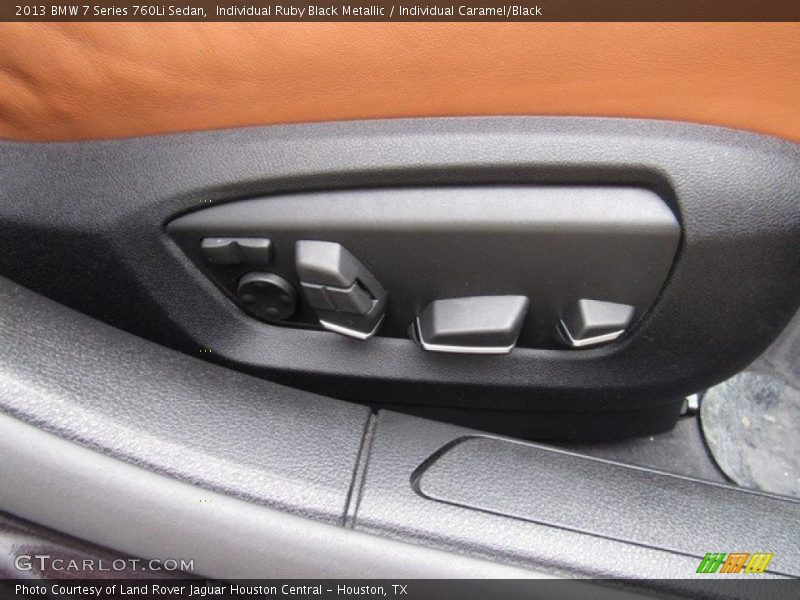 Individual Ruby Black Metallic / Individual Caramel/Black 2013 BMW 7 Series 760Li Sedan