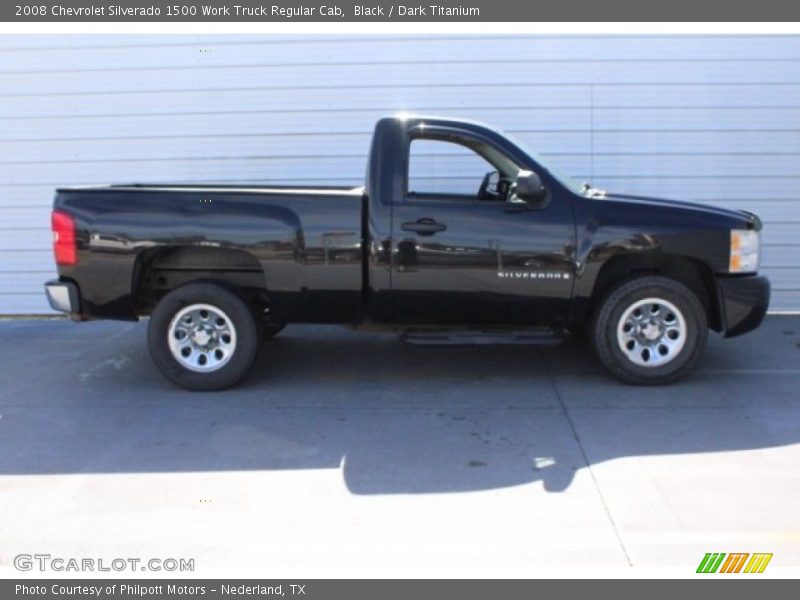 Black / Dark Titanium 2008 Chevrolet Silverado 1500 Work Truck Regular Cab