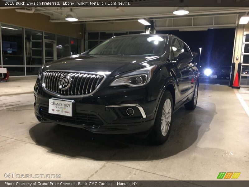 Ebony Twilight Metallic / Light Neutral 2018 Buick Envision Preferred