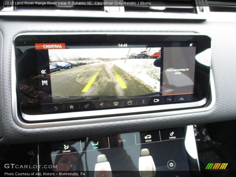 Carpathian Grey Metallic / Ebony 2018 Land Rover Range Rover Velar R Dynamic SE