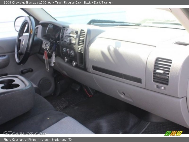 Black / Dark Titanium 2008 Chevrolet Silverado 1500 Work Truck Regular Cab