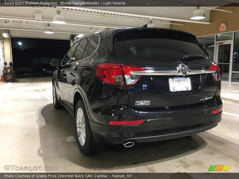 Ebony Twilight Metallic / Light Neutral 2018 Buick Envision Preferred