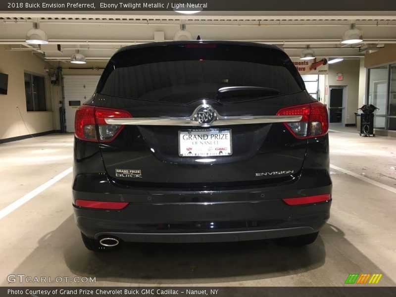 Ebony Twilight Metallic / Light Neutral 2018 Buick Envision Preferred