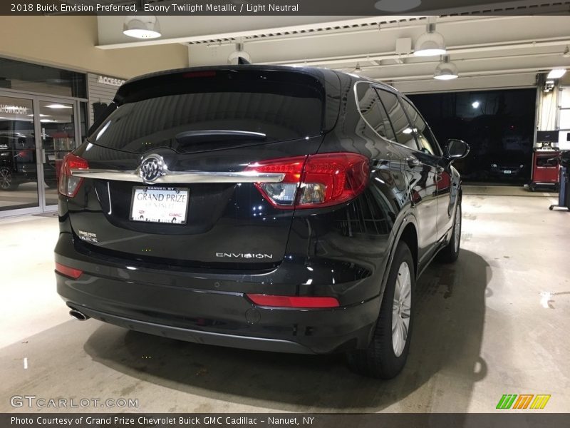 Ebony Twilight Metallic / Light Neutral 2018 Buick Envision Preferred
