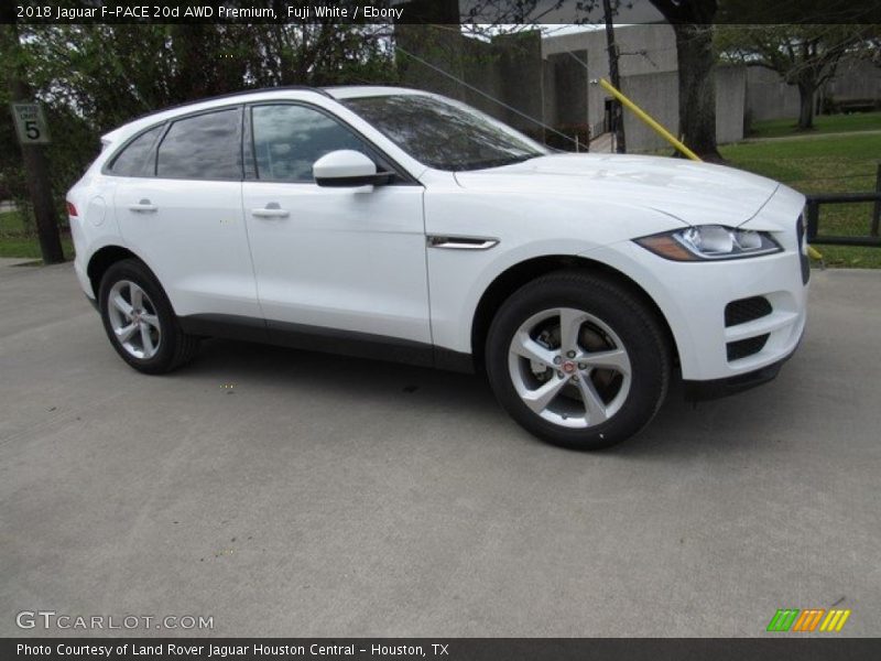 Fuji White / Ebony 2018 Jaguar F-PACE 20d AWD Premium