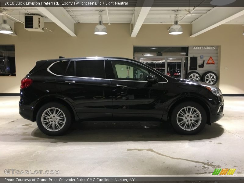 Ebony Twilight Metallic / Light Neutral 2018 Buick Envision Preferred
