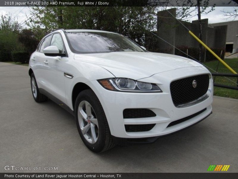 Fuji White / Ebony 2018 Jaguar F-PACE 20d AWD Premium