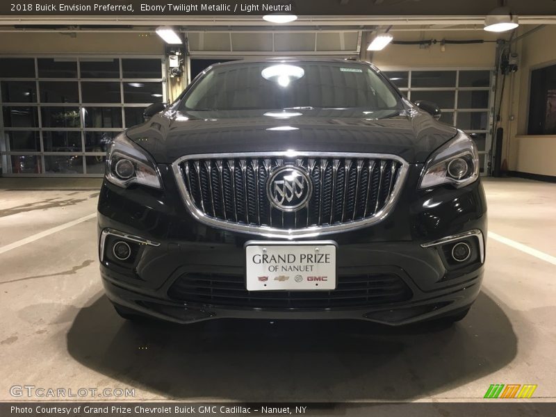 Ebony Twilight Metallic / Light Neutral 2018 Buick Envision Preferred