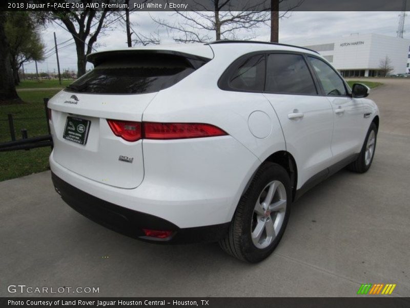Fuji White / Ebony 2018 Jaguar F-PACE 20d AWD Premium