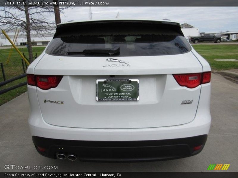 Fuji White / Ebony 2018 Jaguar F-PACE 20d AWD Premium