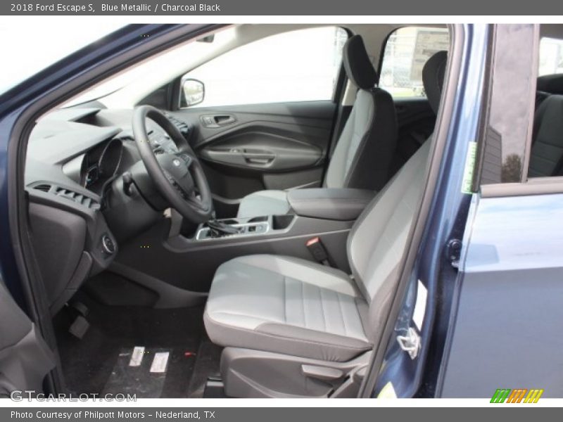Blue Metallic / Charcoal Black 2018 Ford Escape S