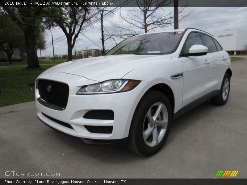Fuji White / Ebony 2018 Jaguar F-PACE 20d AWD Premium