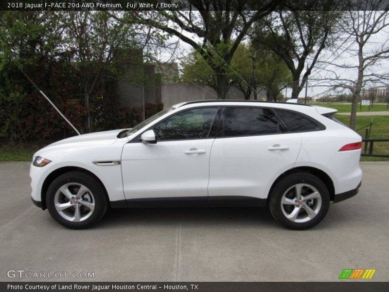 Fuji White / Ebony 2018 Jaguar F-PACE 20d AWD Premium