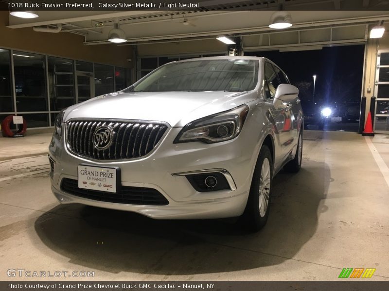 Galaxy Silver Metallic / Light Neutral 2018 Buick Envision Preferred