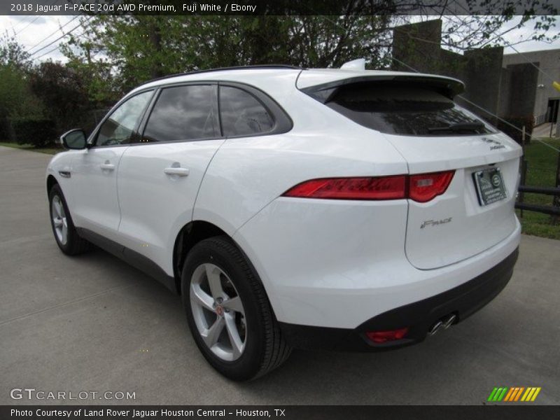 Fuji White / Ebony 2018 Jaguar F-PACE 20d AWD Premium