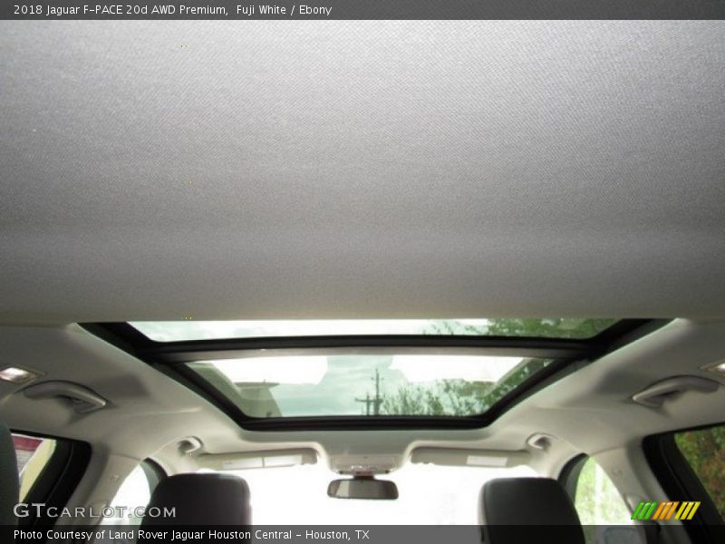 Fuji White / Ebony 2018 Jaguar F-PACE 20d AWD Premium