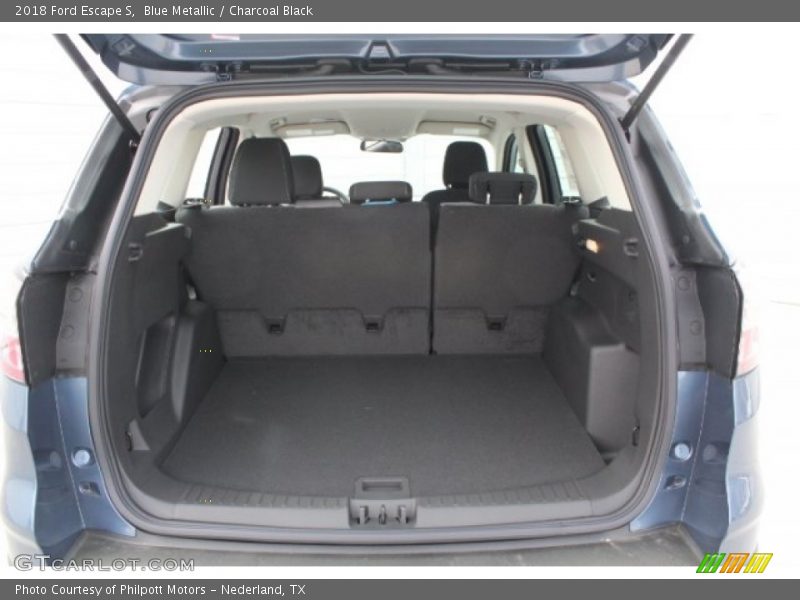 Blue Metallic / Charcoal Black 2018 Ford Escape S