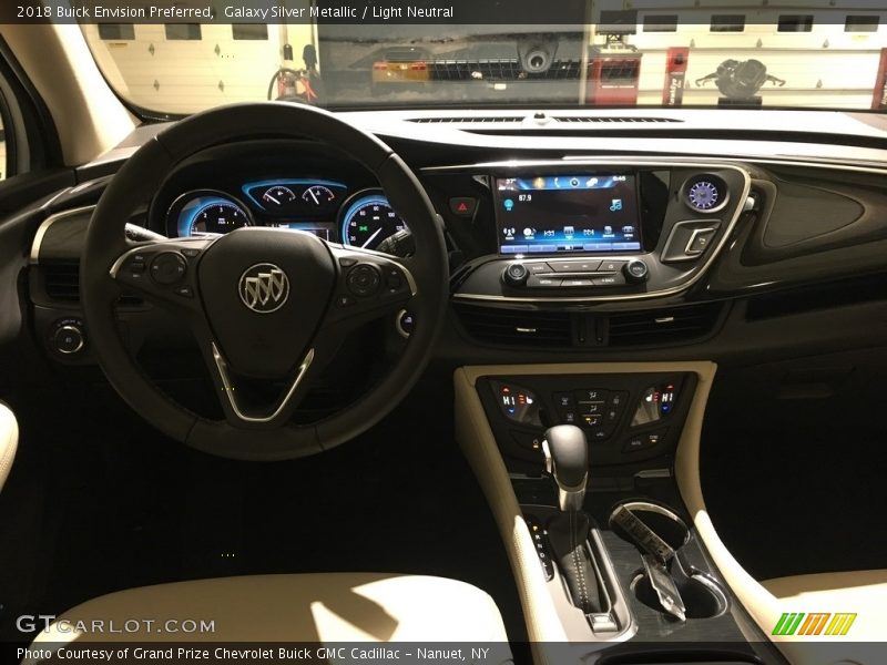 Galaxy Silver Metallic / Light Neutral 2018 Buick Envision Preferred