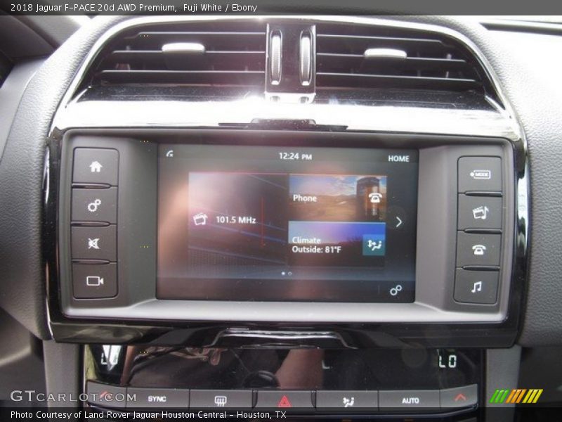 Fuji White / Ebony 2018 Jaguar F-PACE 20d AWD Premium