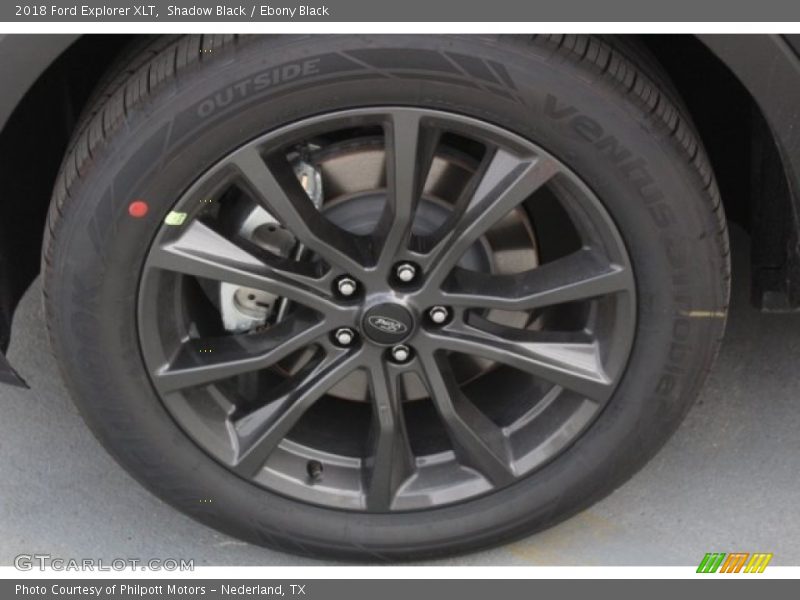 Shadow Black / Ebony Black 2018 Ford Explorer XLT