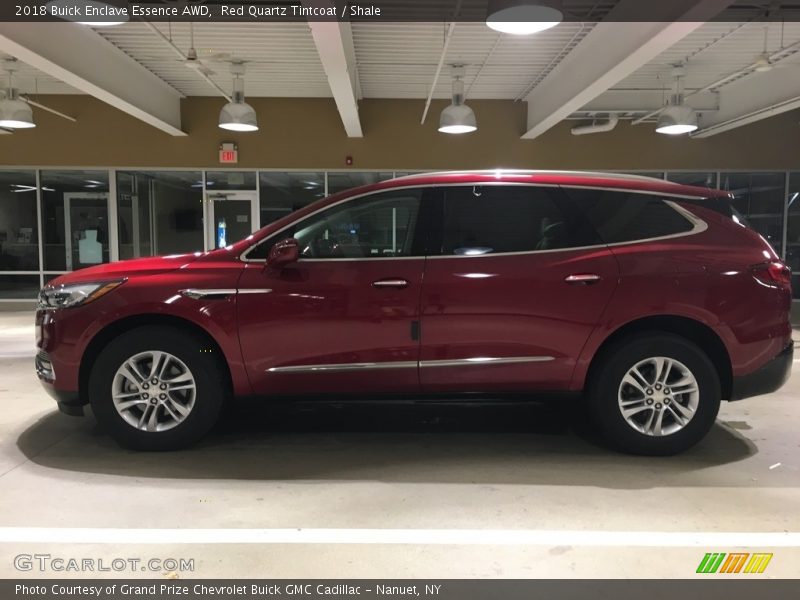 Red Quartz Tintcoat / Shale 2018 Buick Enclave Essence AWD